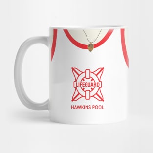 Stranger Hawkins Lifeguard Mug